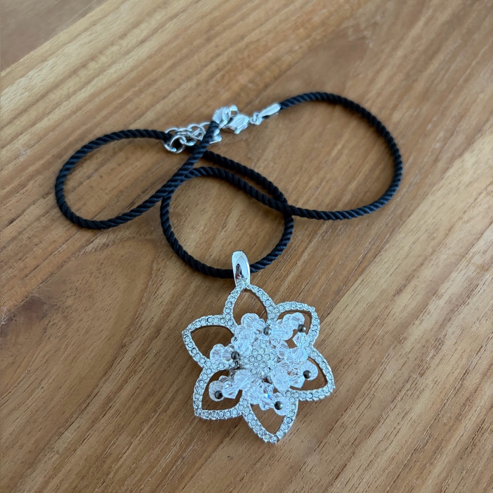 Swarovski Crystal Flower Necklace
